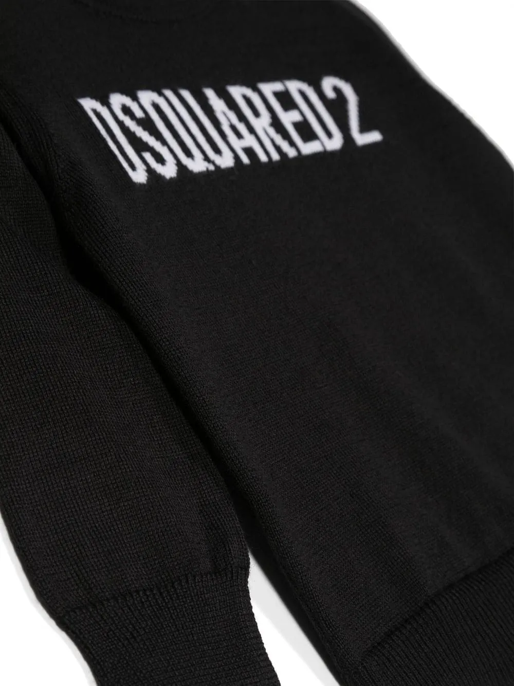 Logo-Intarsia Crewneck Knitted Jumper