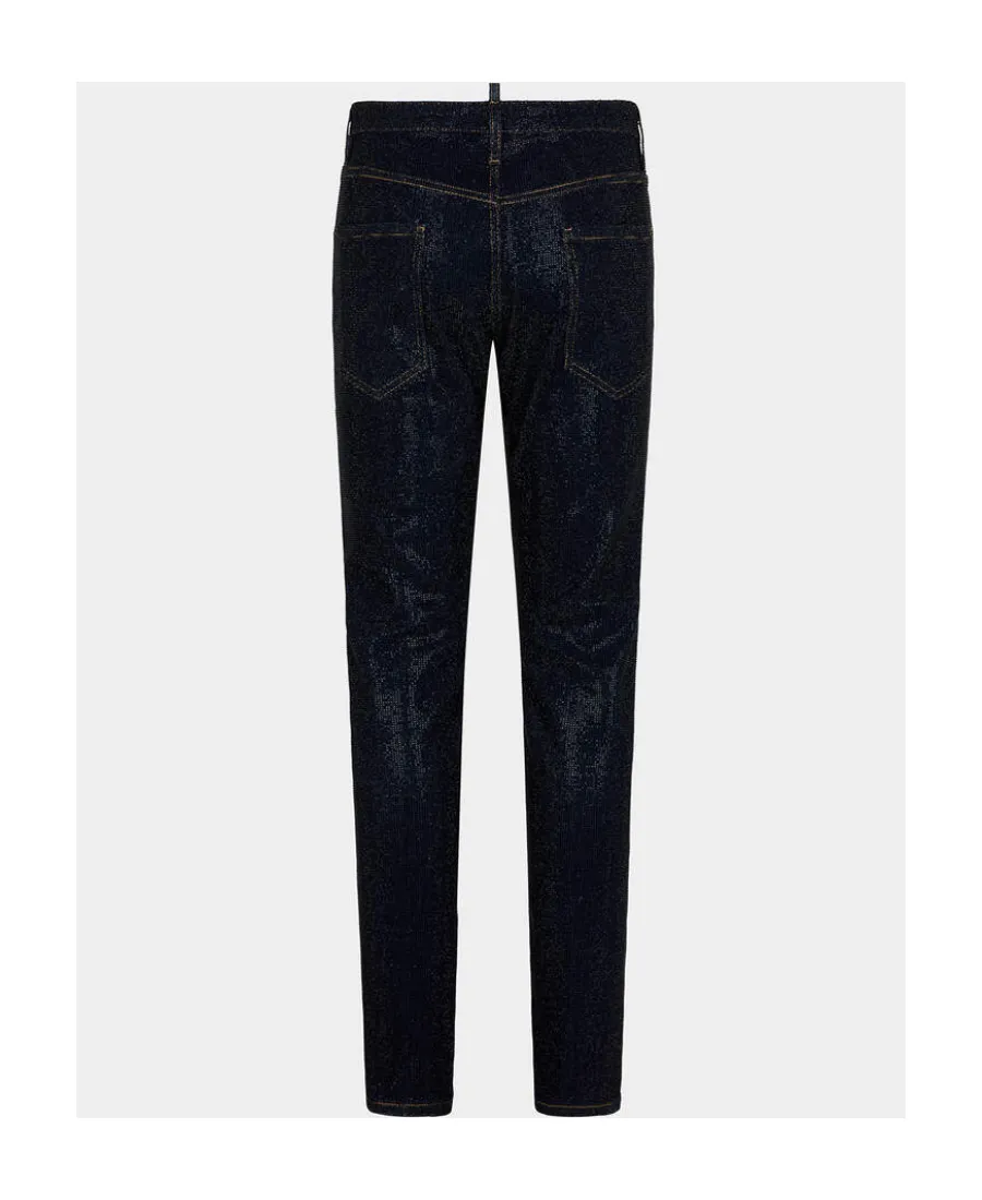 Straight-Leg Slim-Cut Jeans