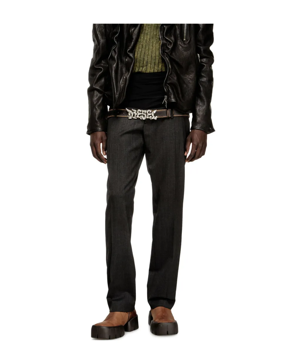 Wool Trousers With Stretch Waist