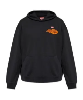 Graphic-Print Hooded Sweatshirt
