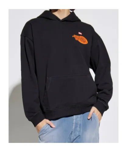 Graphic-Print Hooded Sweatshirt
