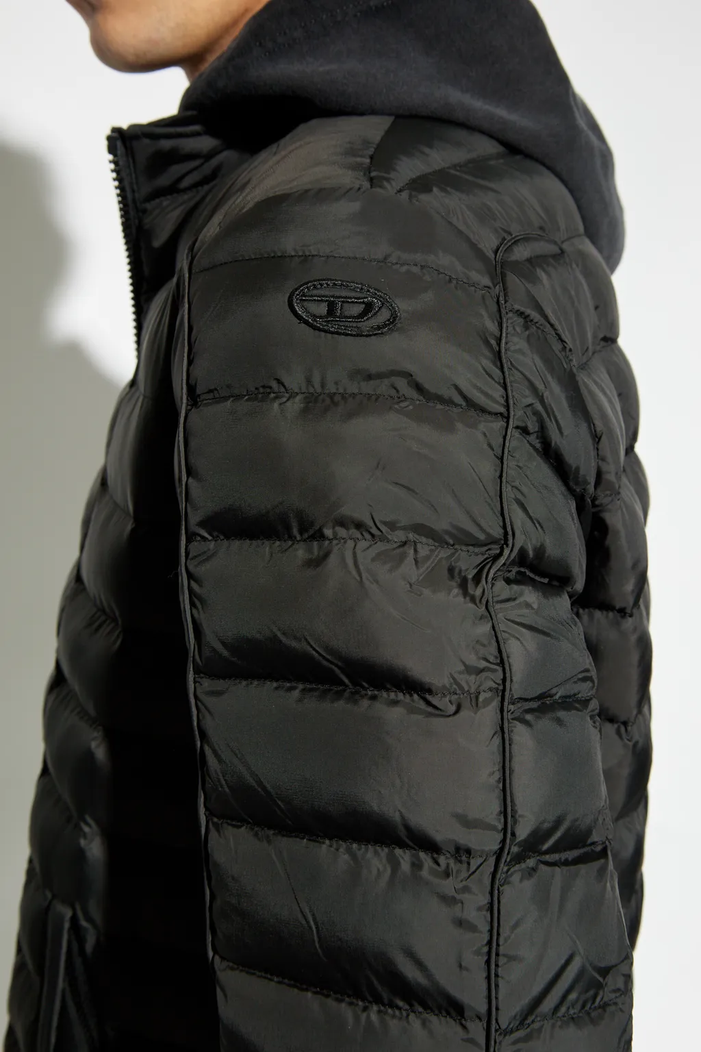 Long-Sleeved Quilted Jacket