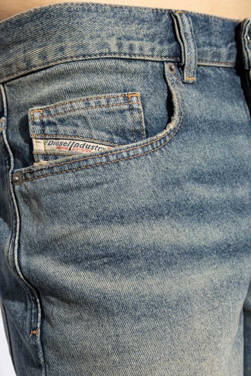Logo Denim Shorts
