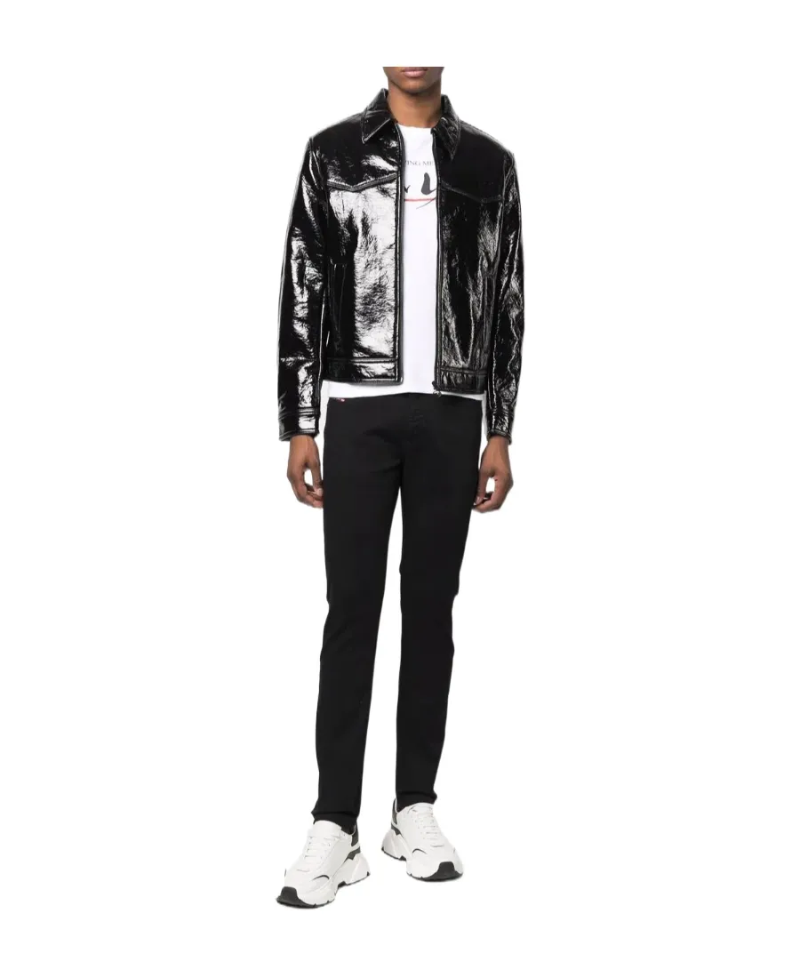 Sleenker Logo Patch Slim-Fit Jeans