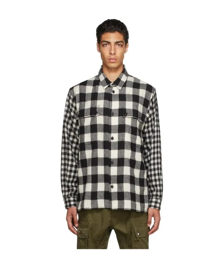 Flannel Checked Wool Shirt