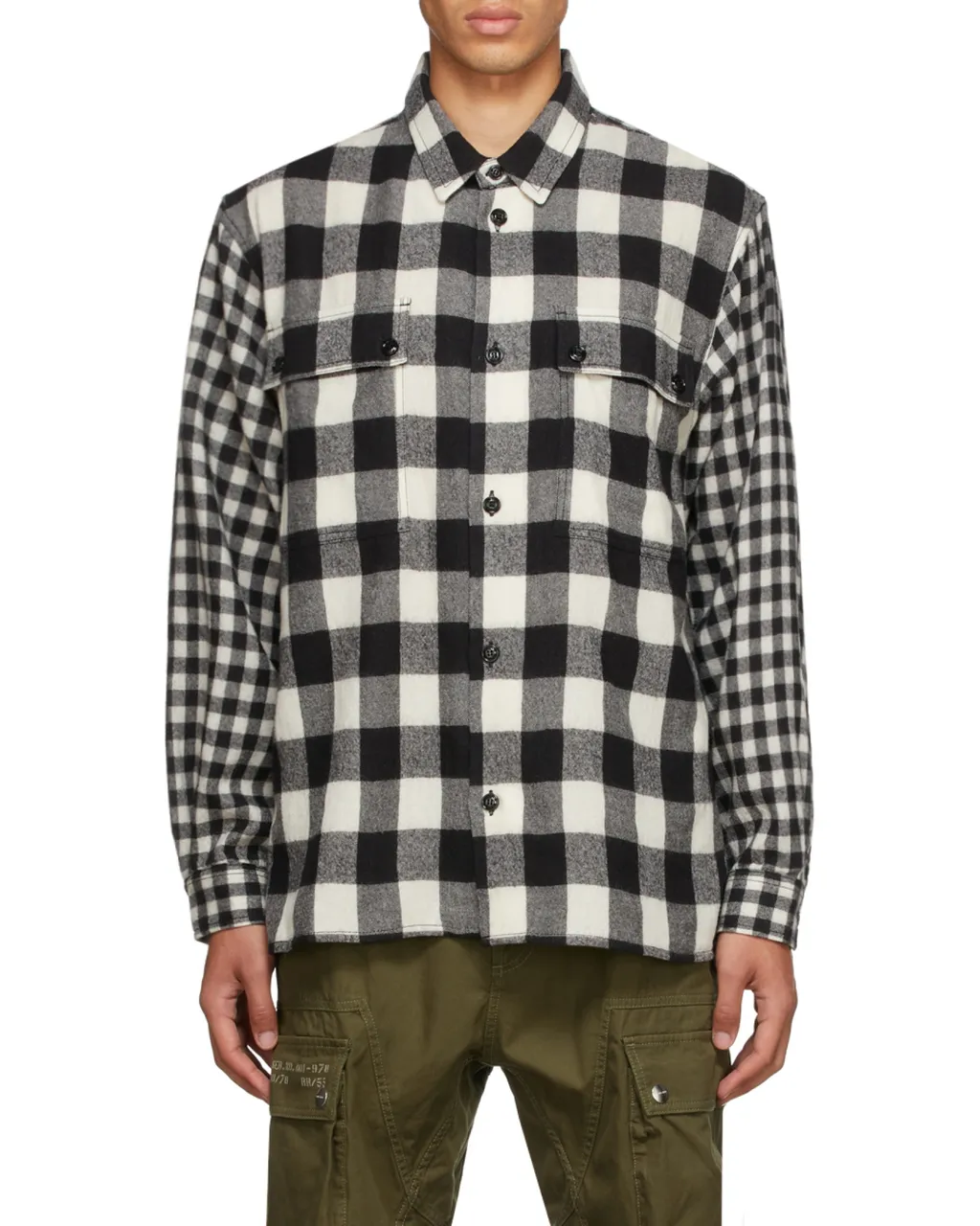 Flannel Checked Wool Shirt