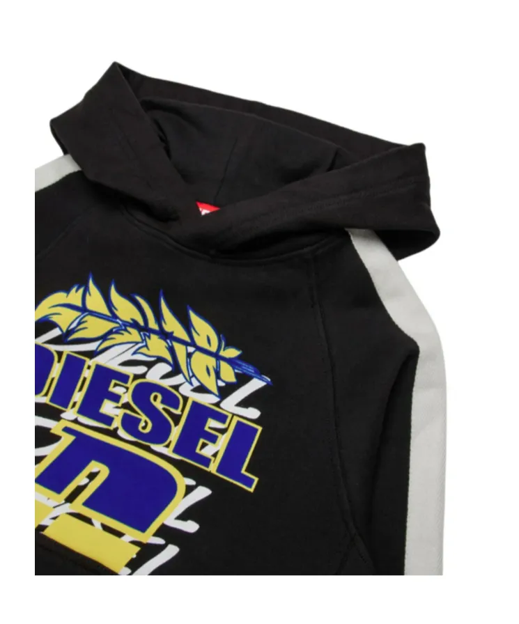 Long-Sleeved Hooded Sweatshirt