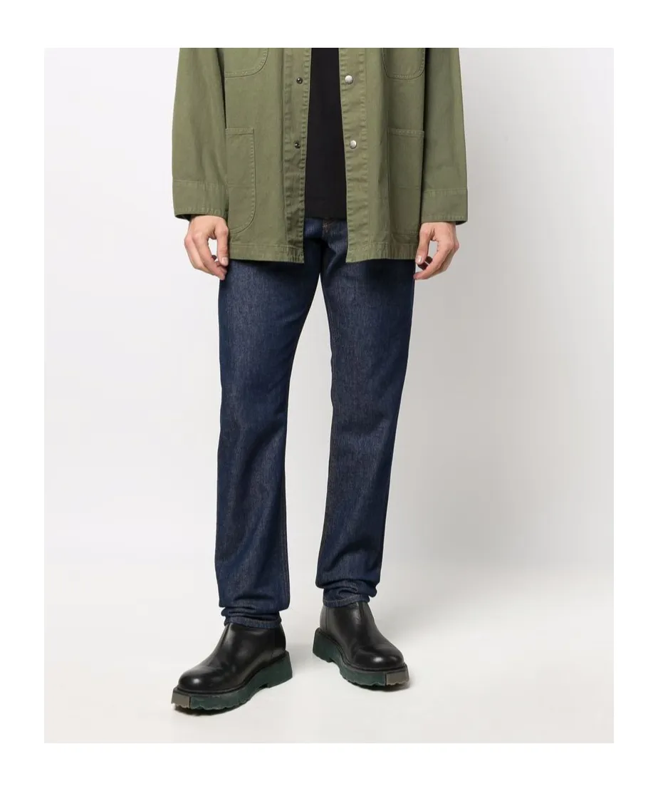 High-Rise Straight-Leg Jeans