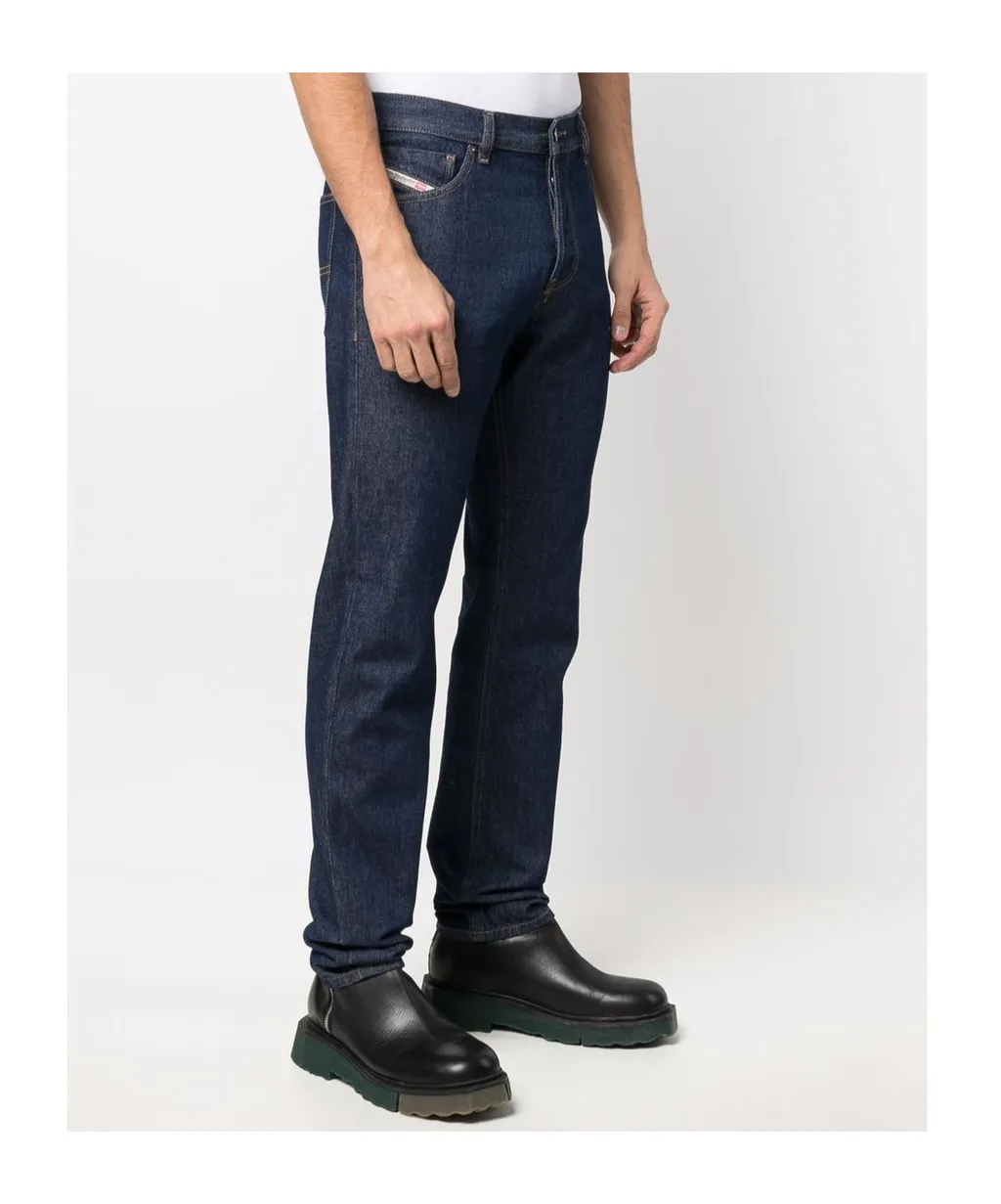 High-Rise Straight-Leg Jeans