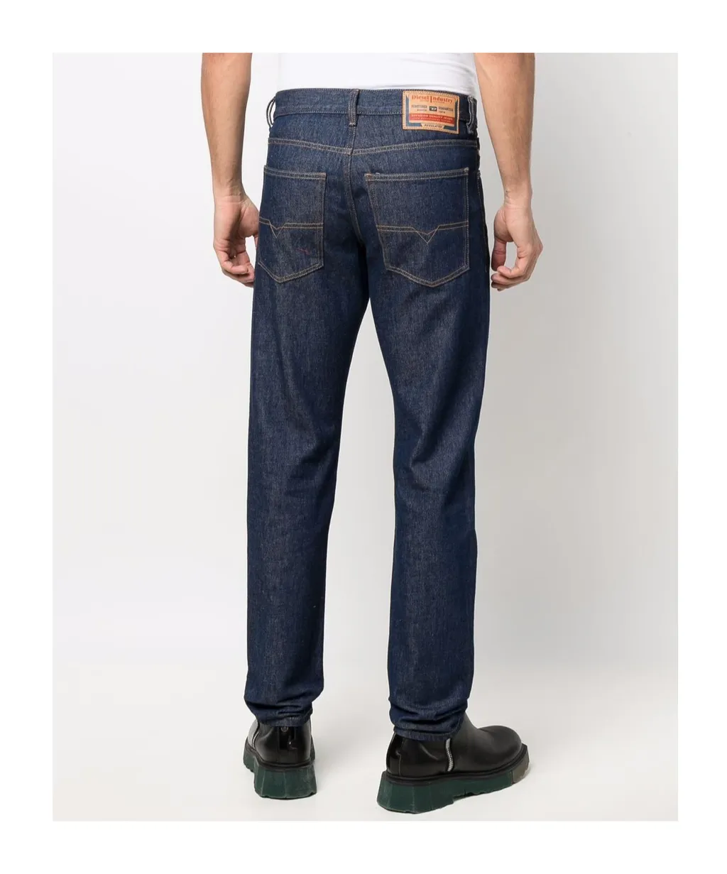 High-Rise Straight-Leg Jeans