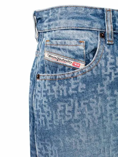 1999 Straight-Leg Logo Patch Jeans