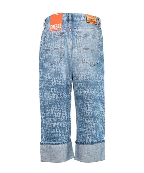 1999 Straight-Leg Logo Patch Jeans