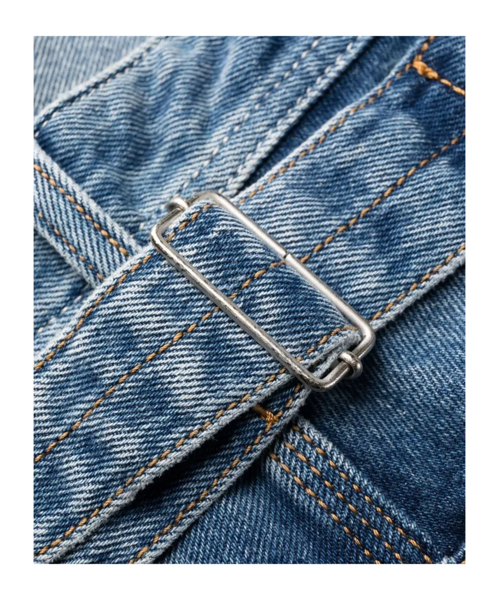 Panelled Straight-Leg Jeans