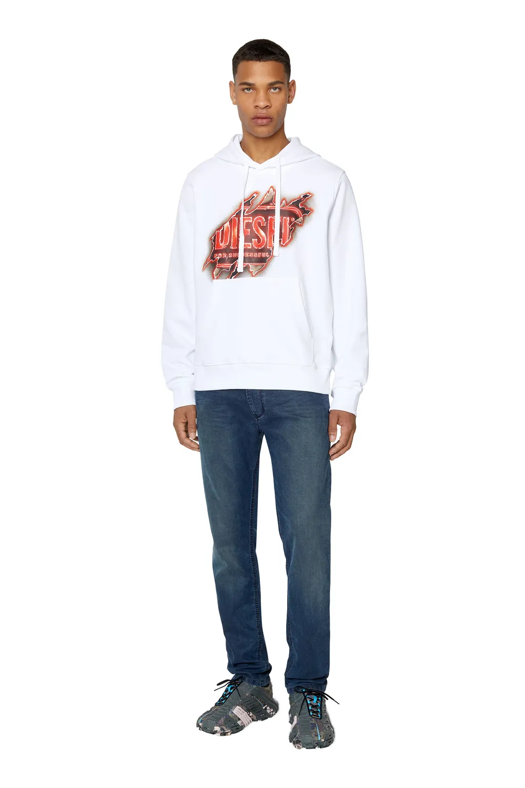 Logo Denim Pants