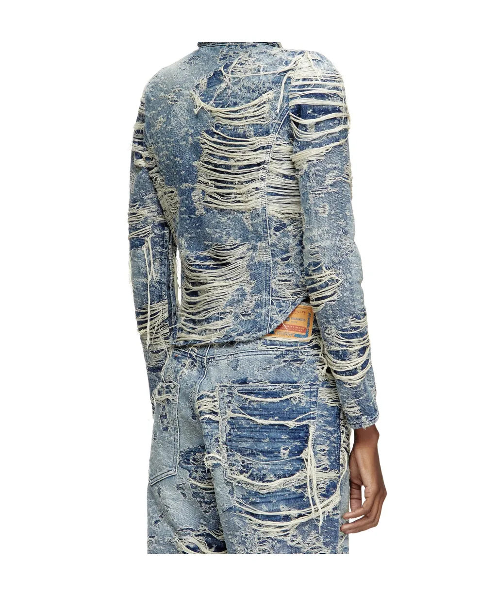 De-Madeline-Fsg Distressed Shirt