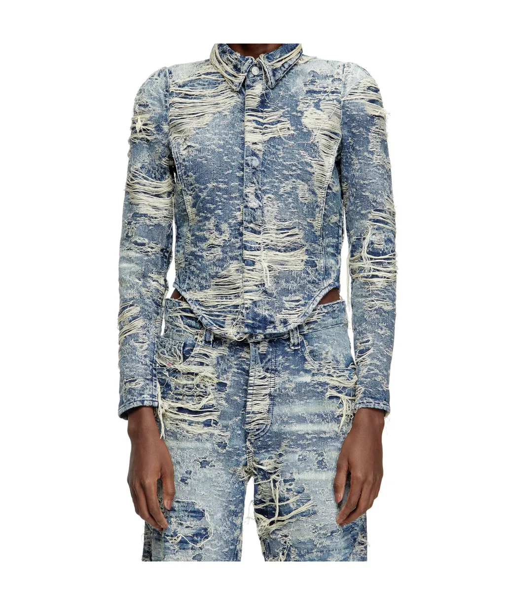De-Madeline-Fsg Distressed Shirt