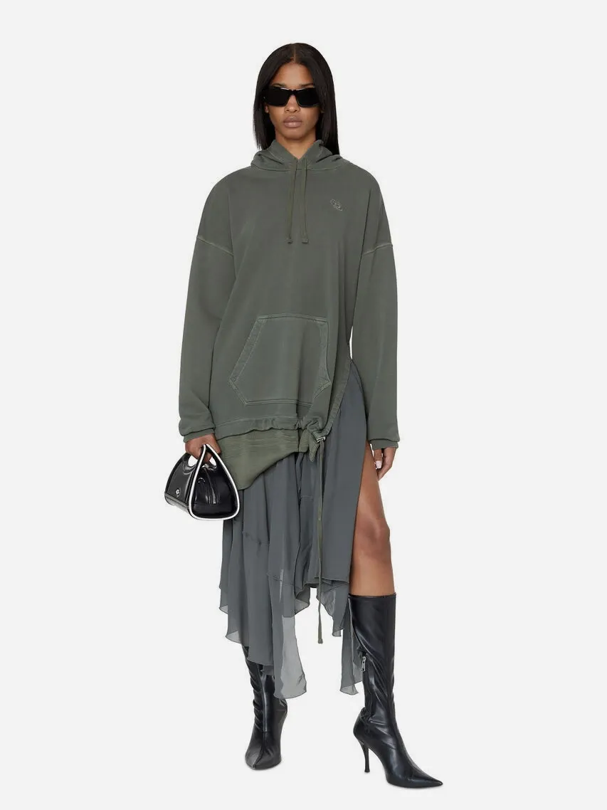 Drawstring Hooded Dress