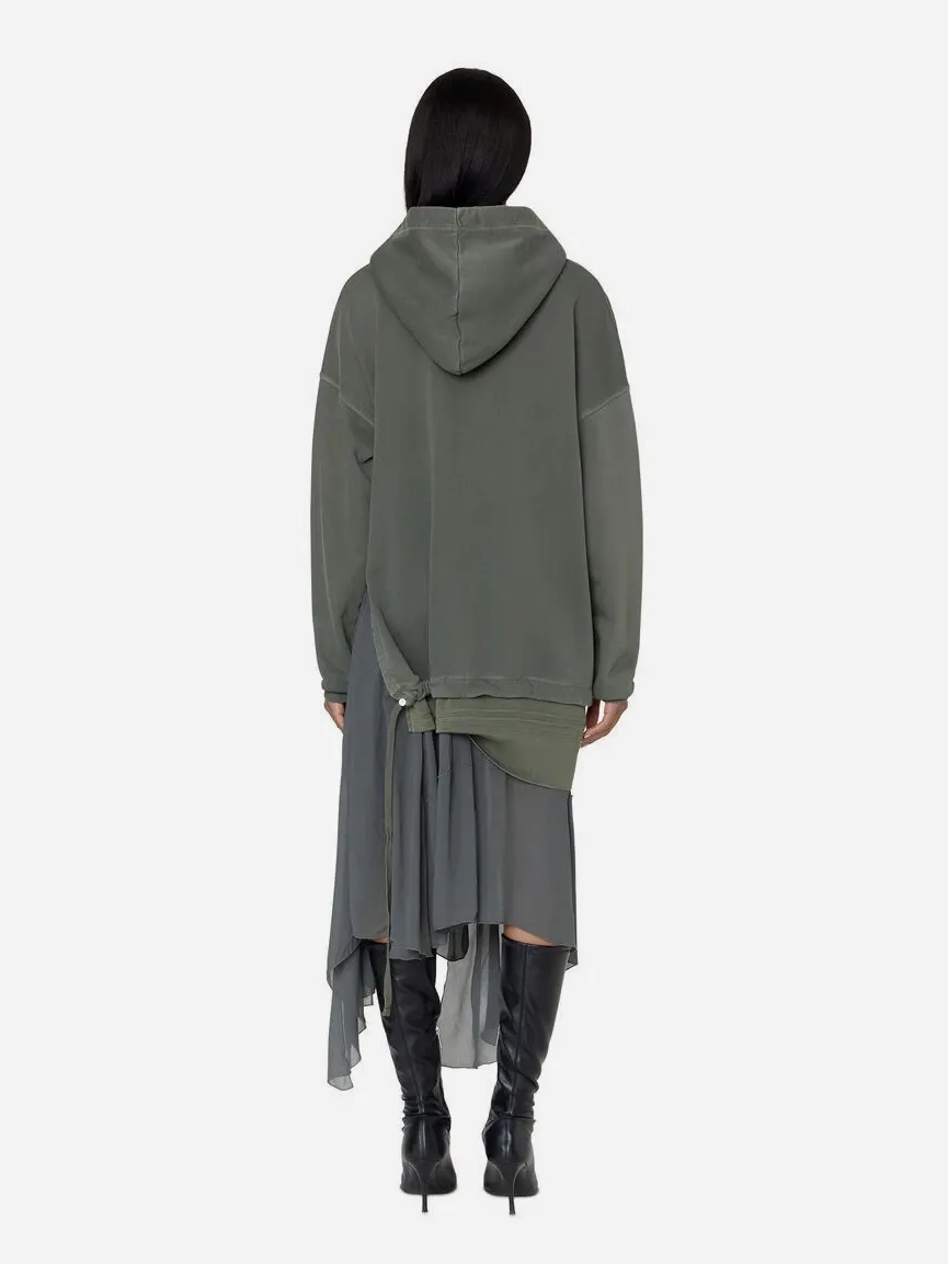 Drawstring Hooded Dress