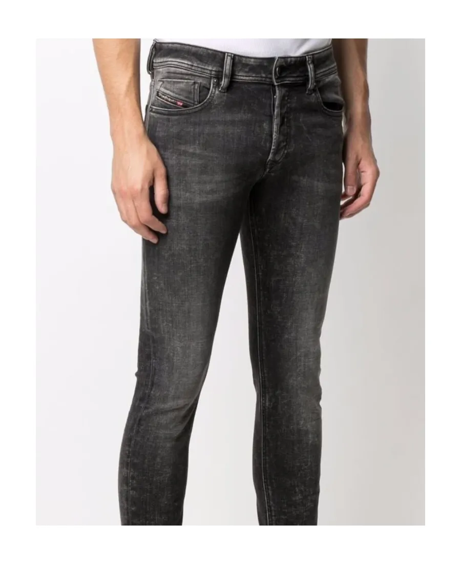 Sleenker Distressed-Effect Skinny Jeans