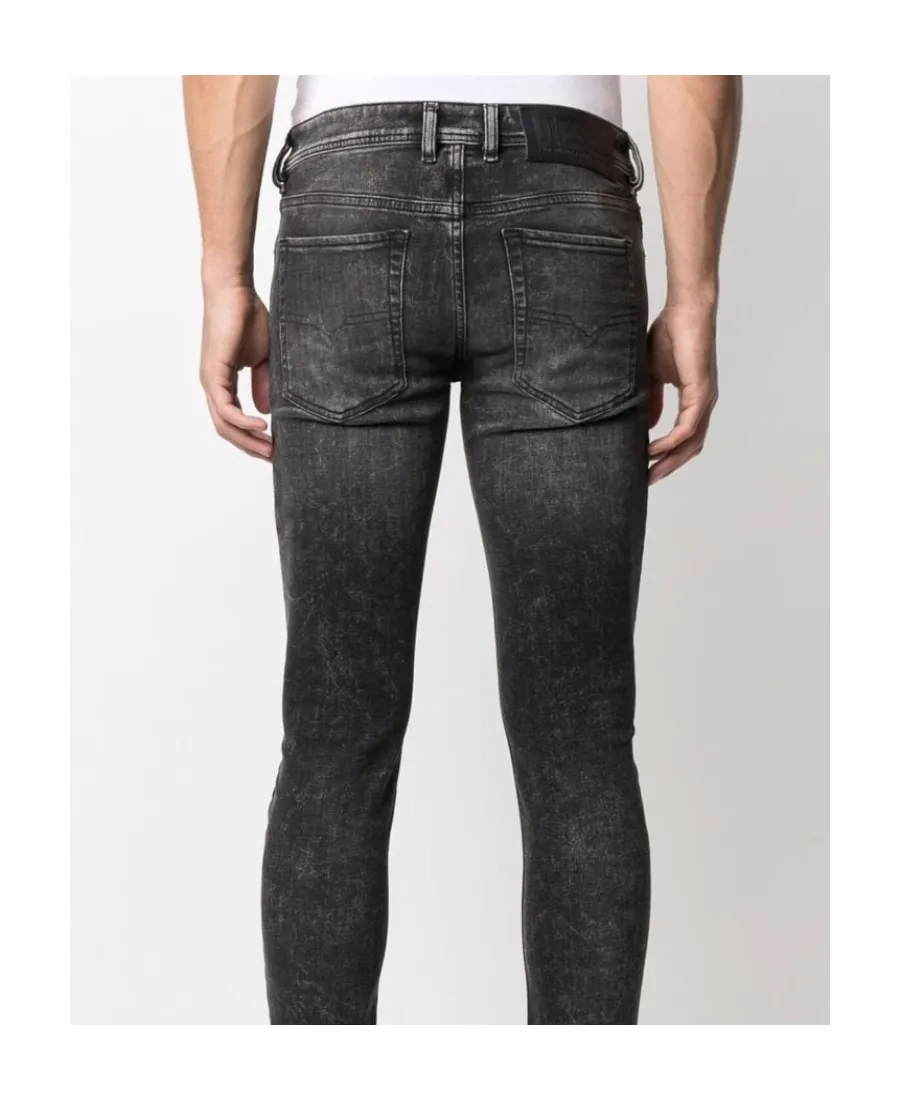 Sleenker Distressed-Effect Skinny Jeans