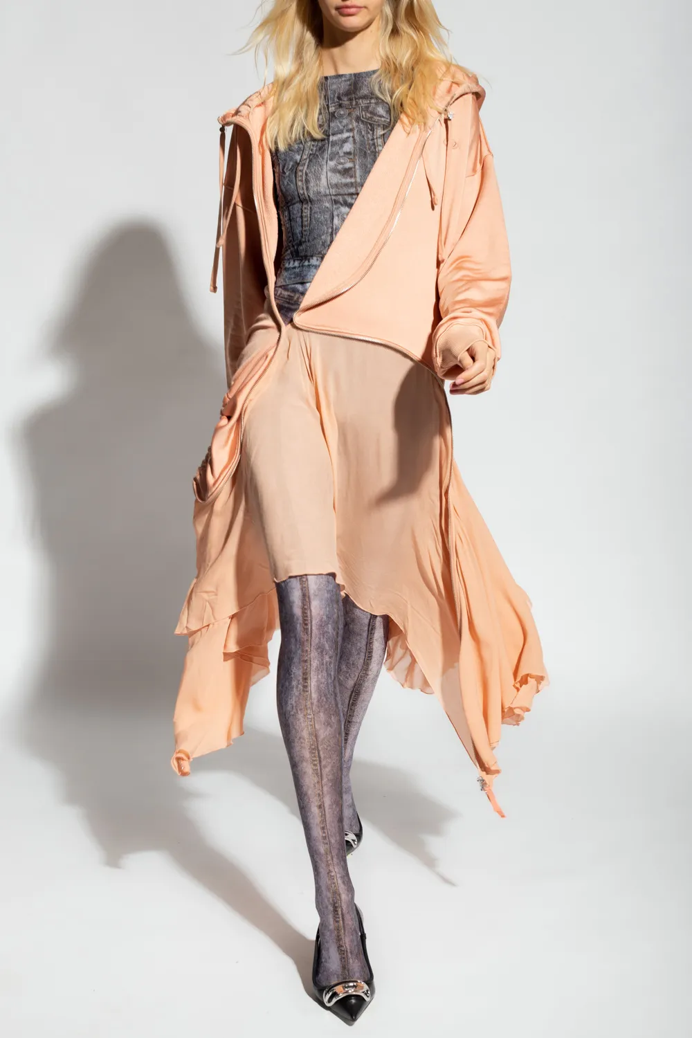 Asymmetric Jumper Dress