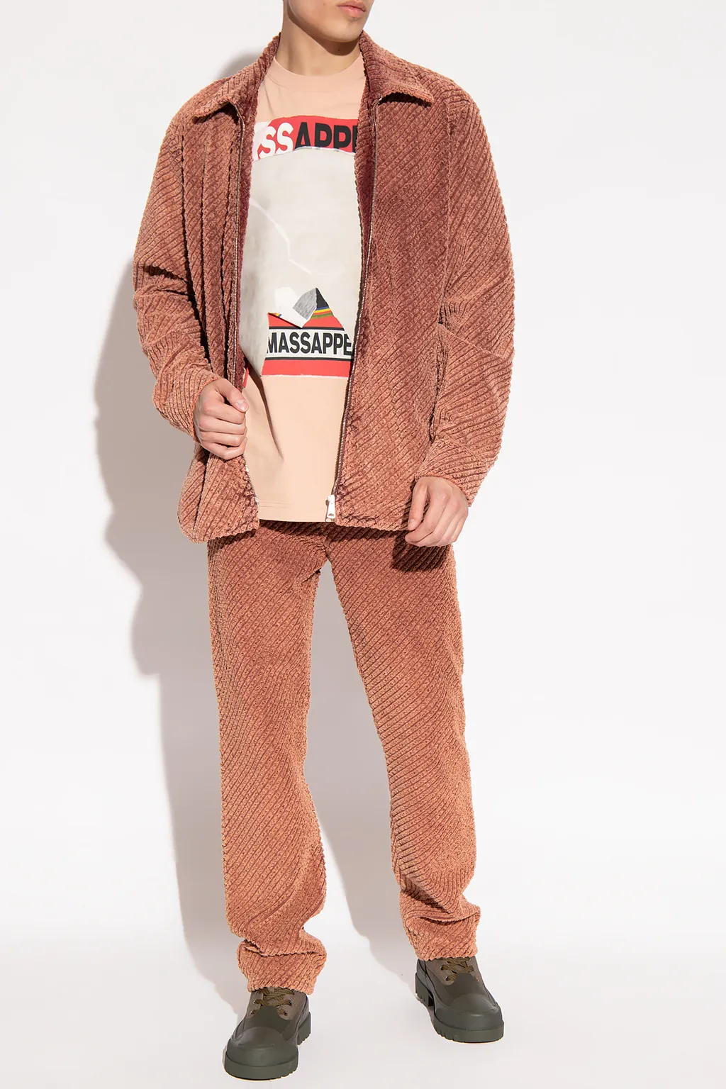 Corduroy Straight-Leg Trousers