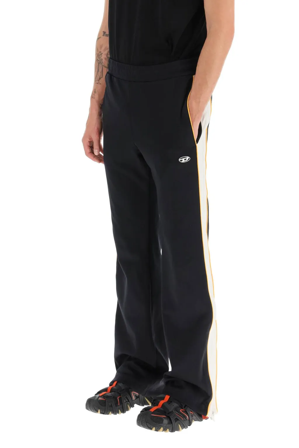 Side Stripe-Detail Trousers