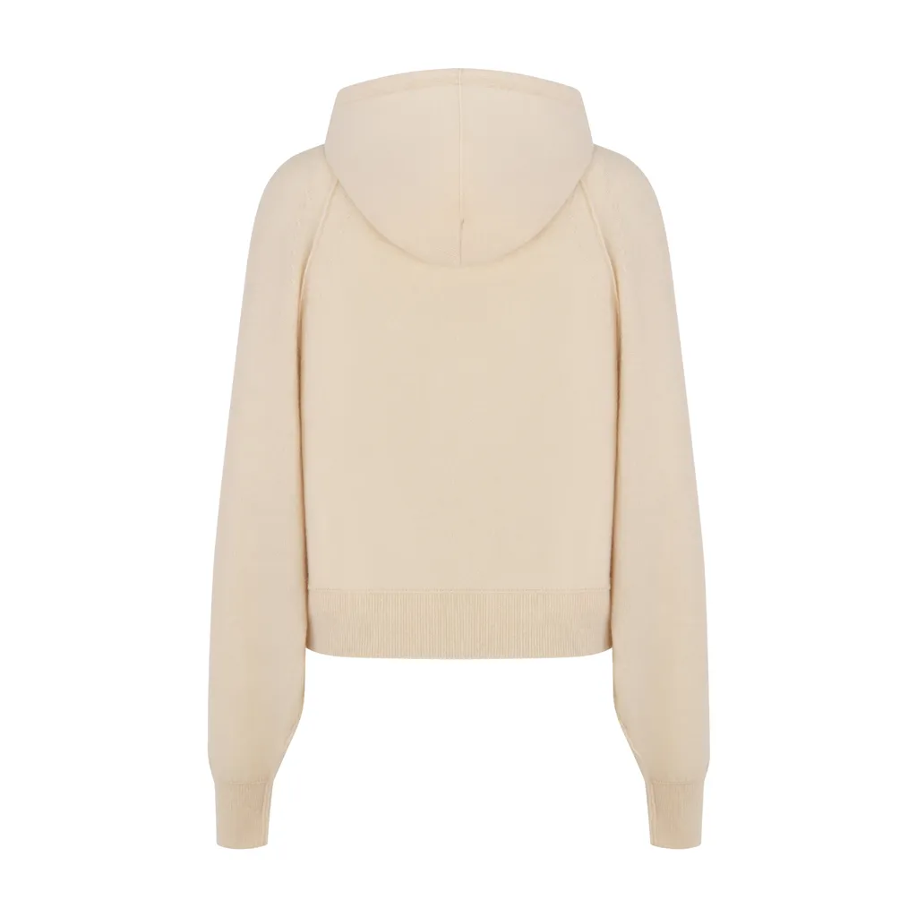 Hooded Zipped Cardigan