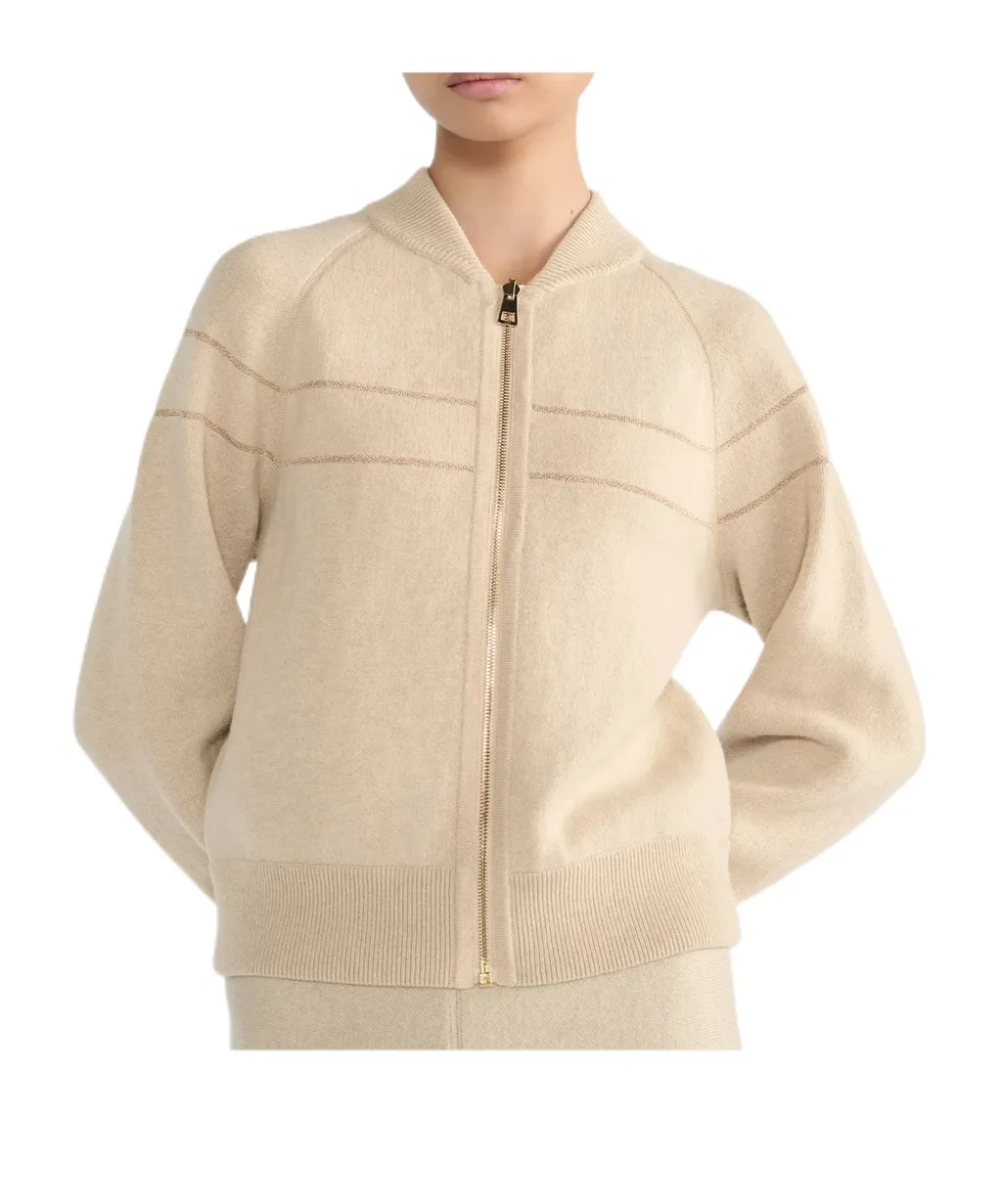 Reversible Zipped Bomber Jacket