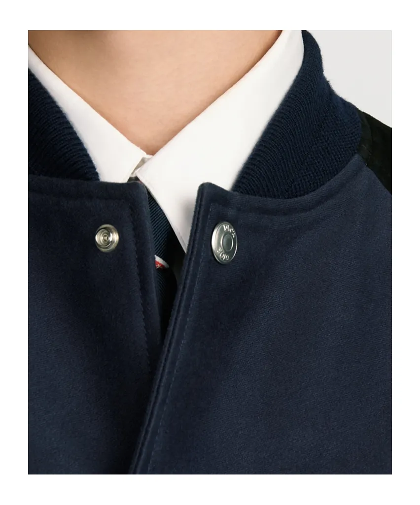 Ribbon Varsity Jacket