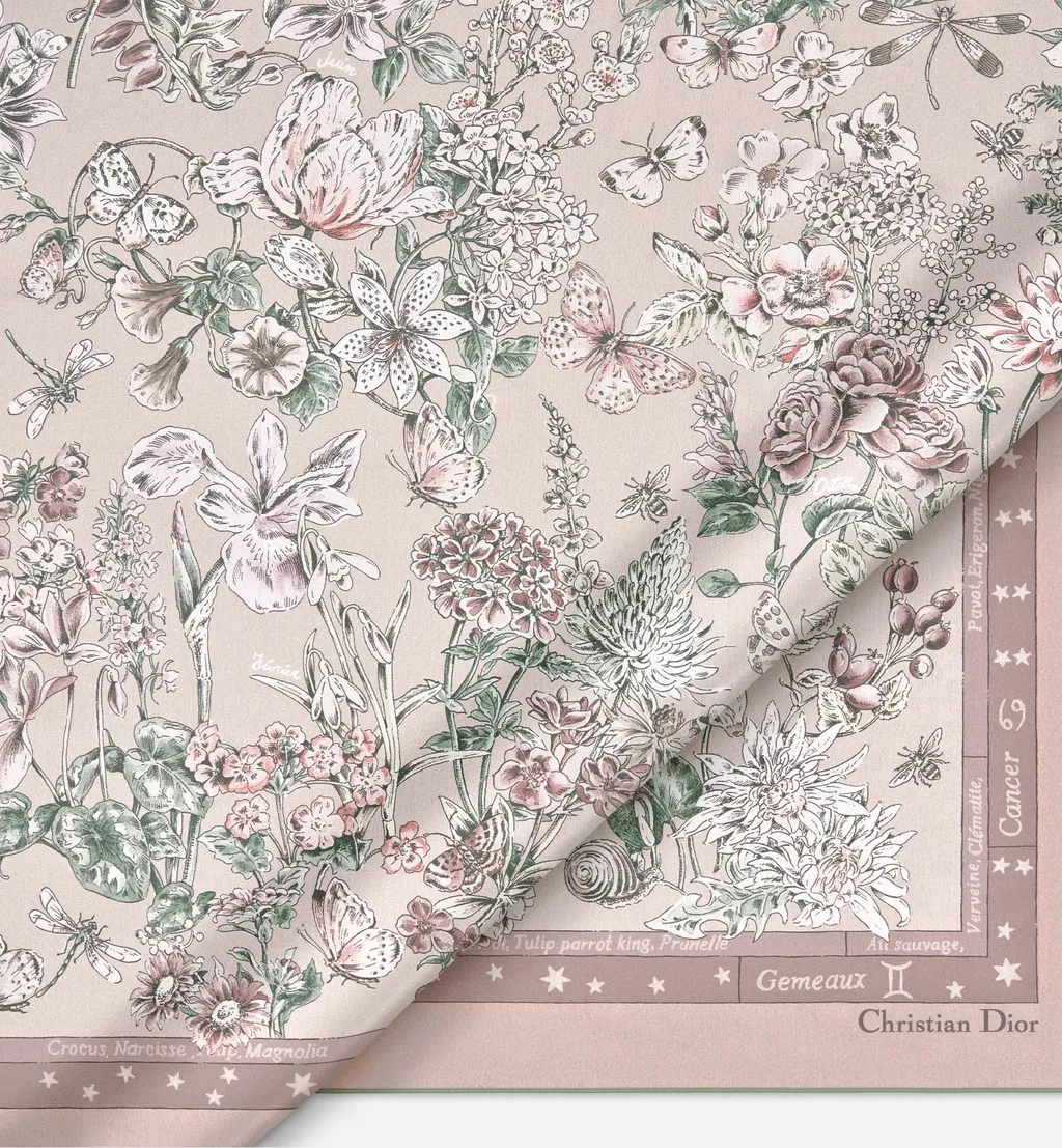 Flowers Calendar Allover Shawl