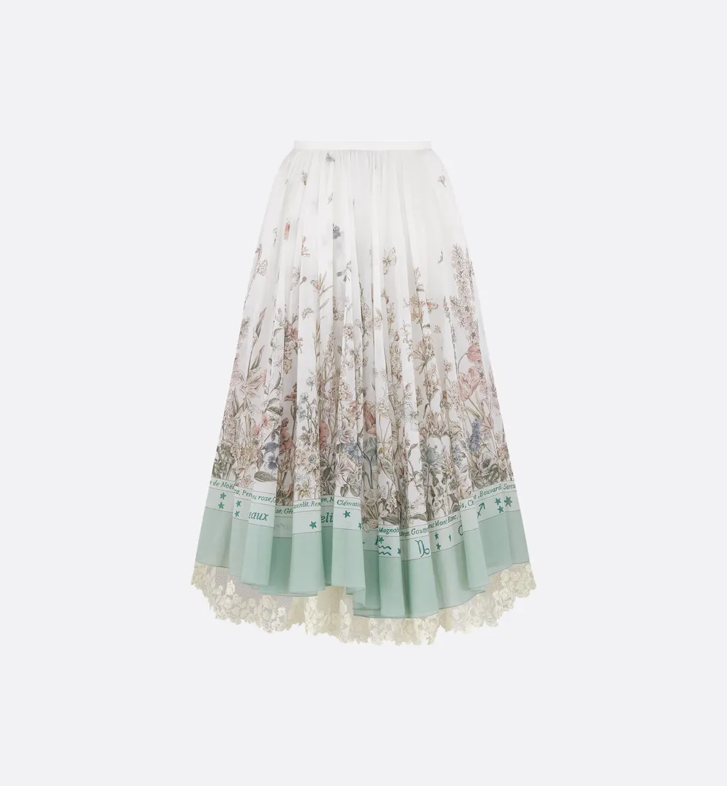Mid-Length Flared Skirt