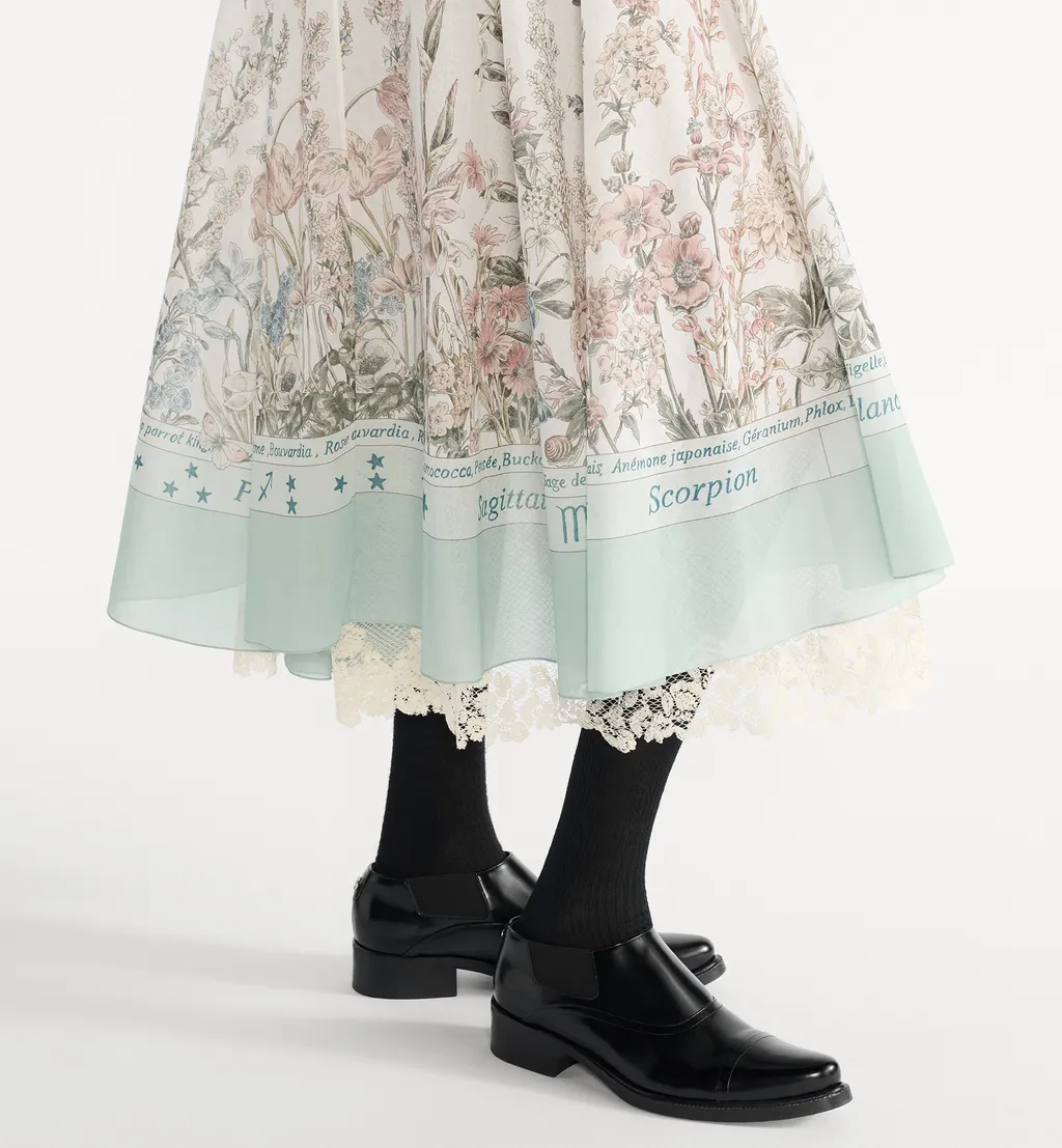 Mid-Length Flared Skirt