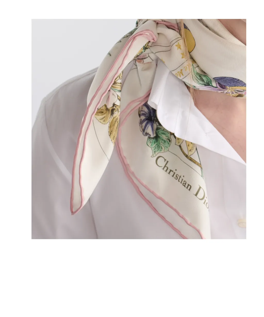 Astral Flowers 90 Square Scarf