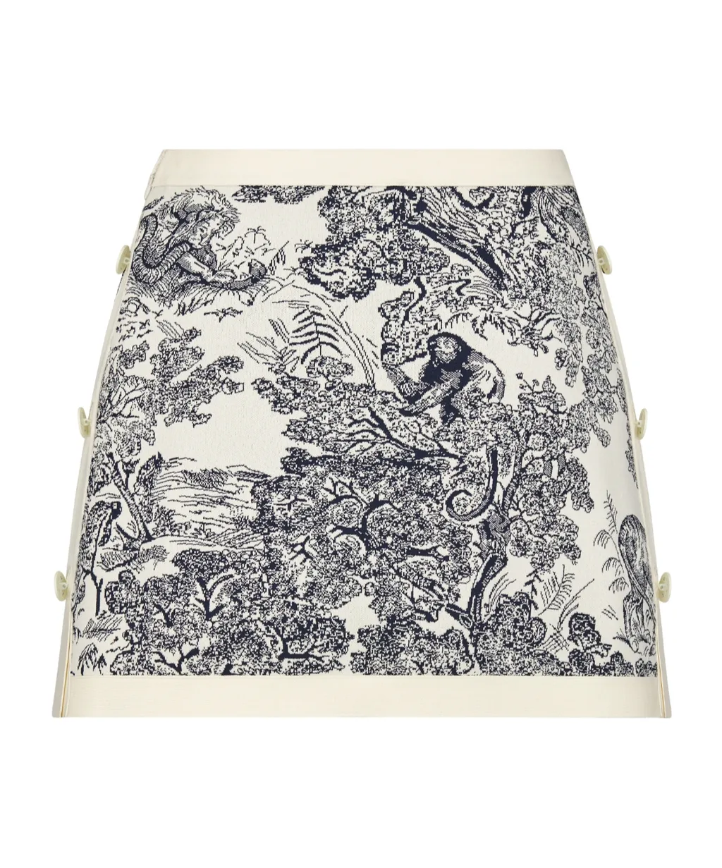 Dioriviera Straight Miniskirt