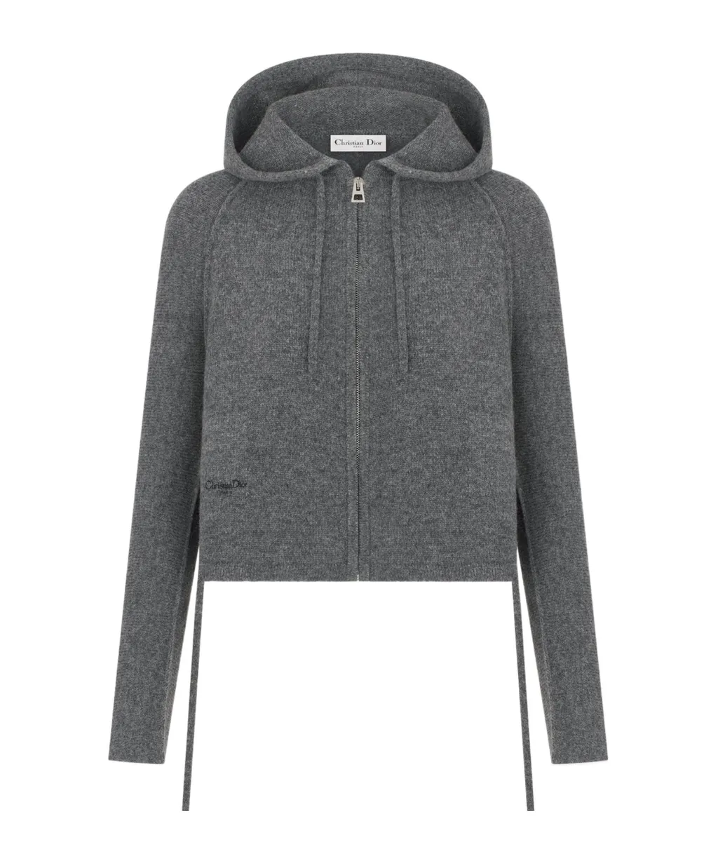 Hooded Zipped Cardigan