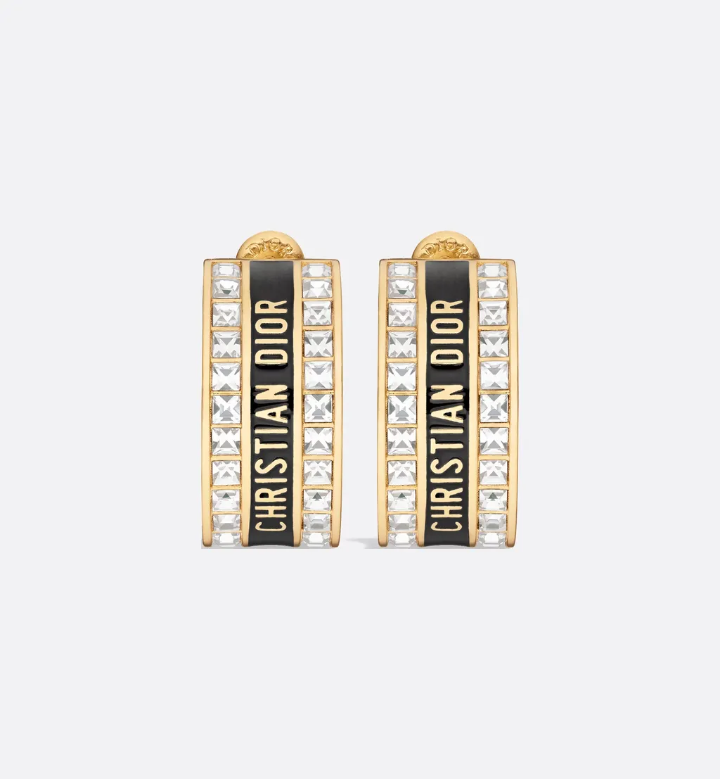 Night Code Hoop Earrings