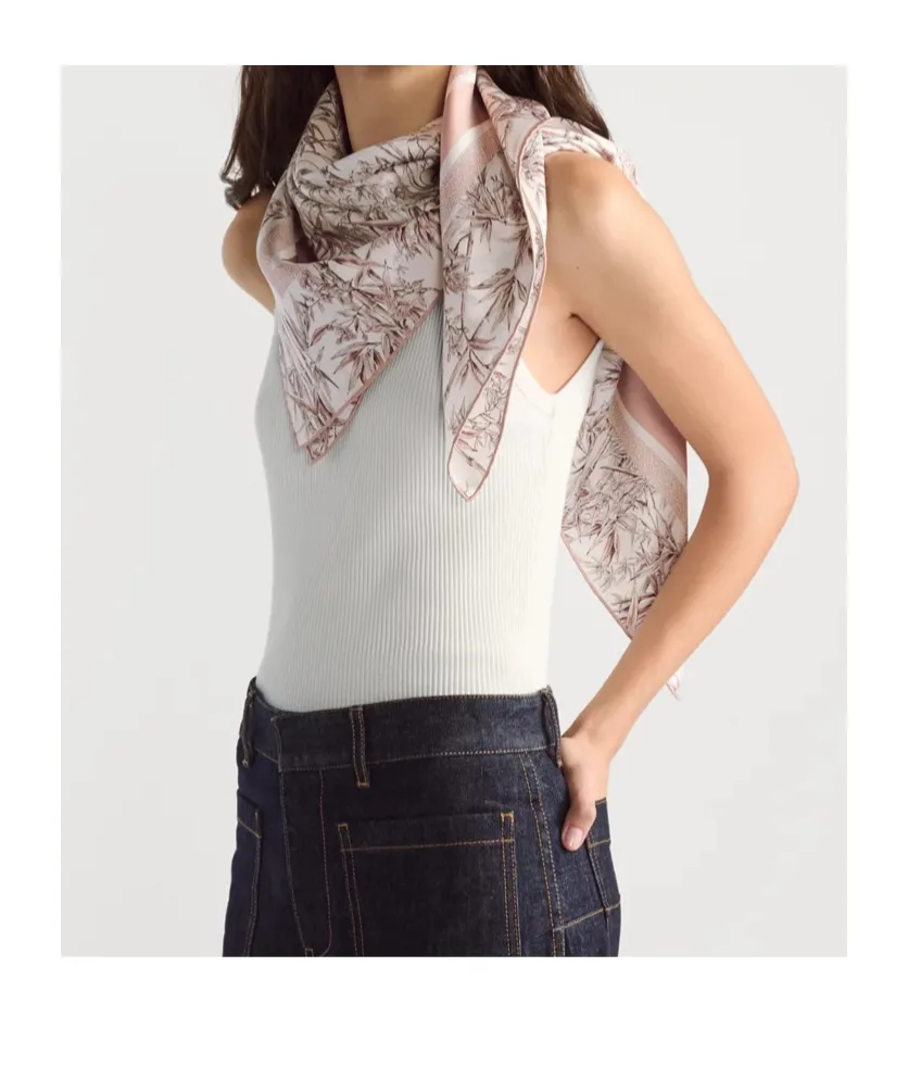 Toile De Jouy Natura 90 Square Scarf