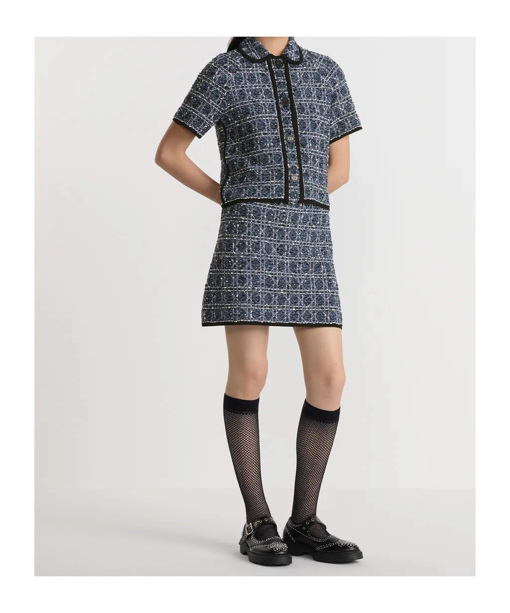 Cannage Miniskirt