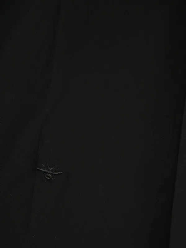 Bee Embroidered Short-Sleeved Shirt