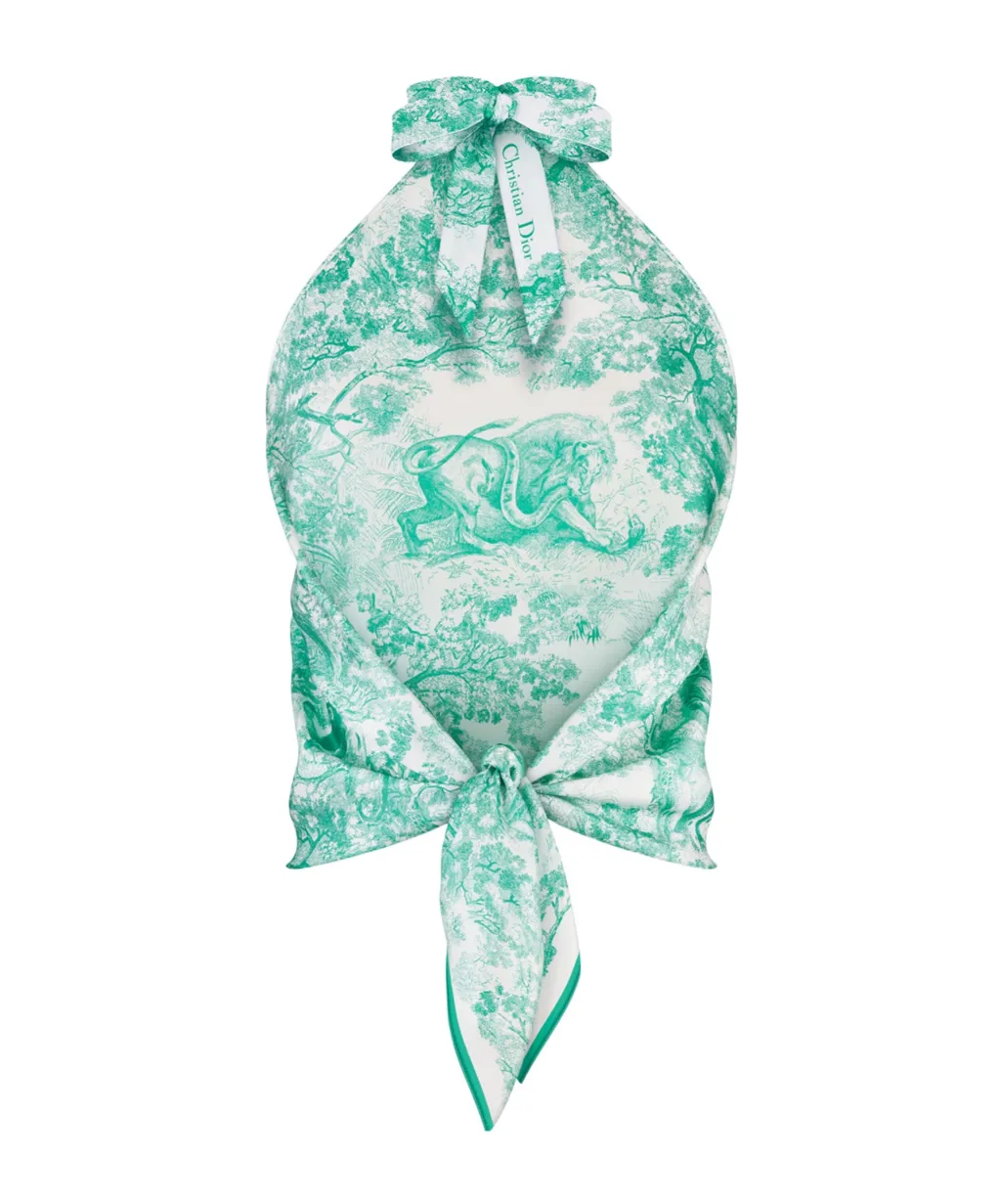 Dioriviera Toile De Jouy Sauvage Silk Top