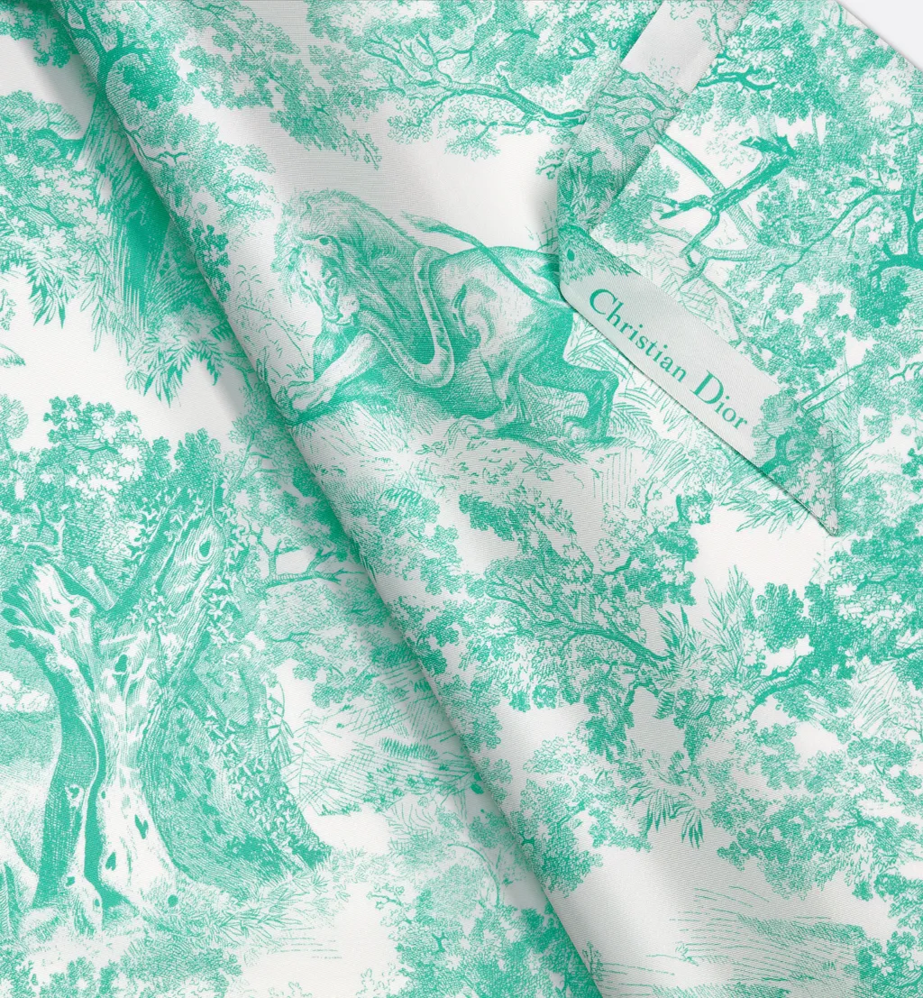 Dioriviera Toile De Jouy Sauvage Silk Top