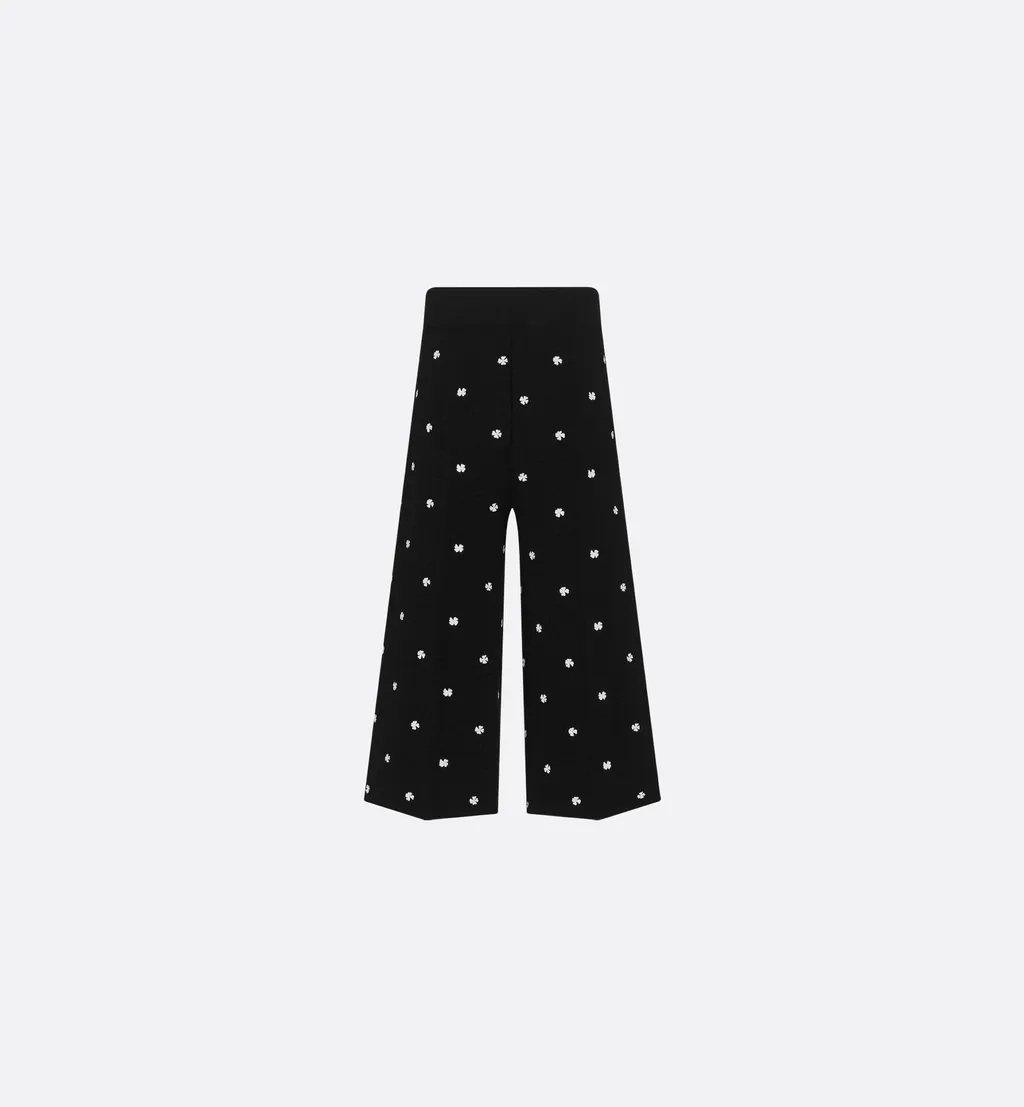 Bow-Tie Wide-Leg Pants