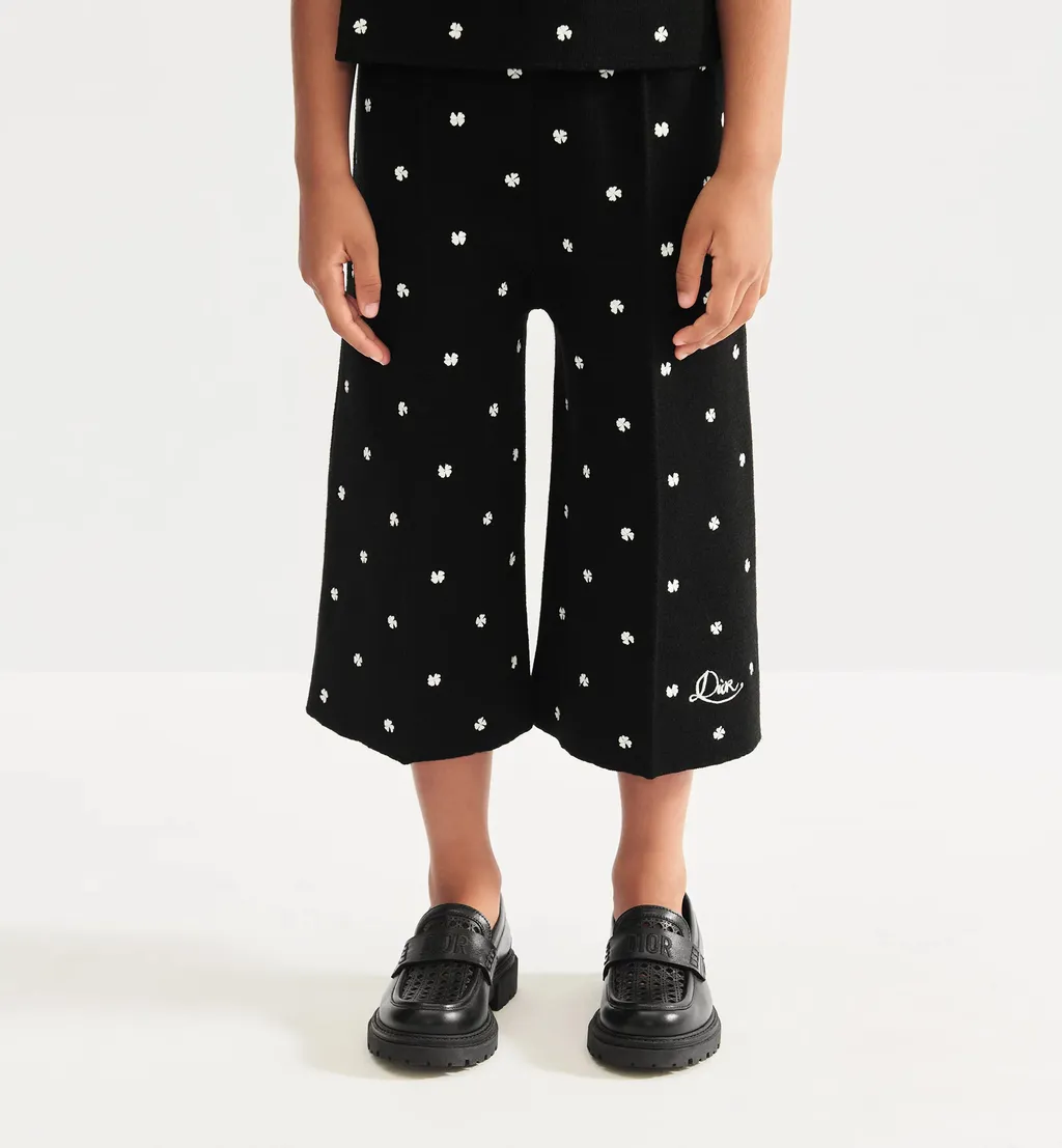 Bow-Tie Wide-Leg Pants