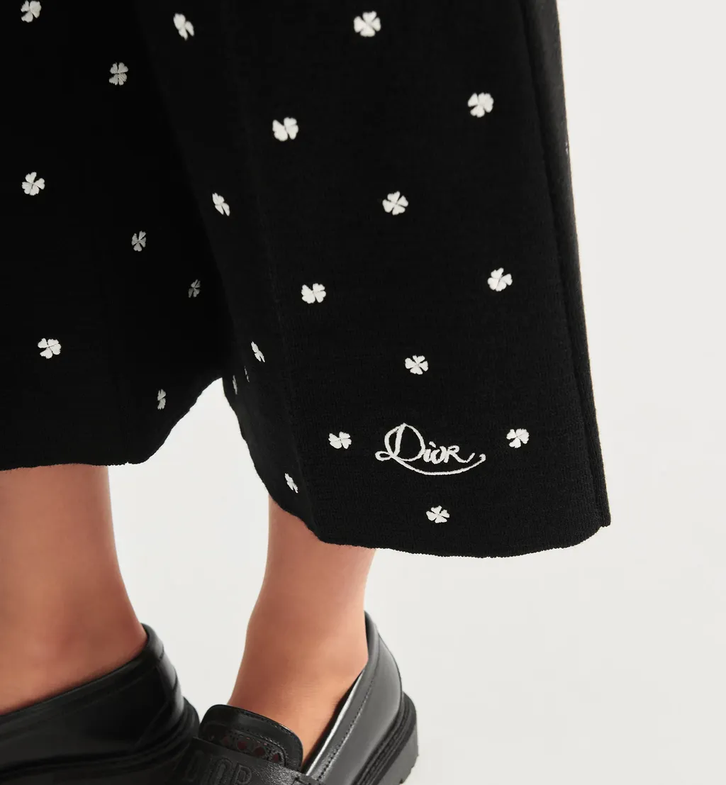 Bow-Tie Wide-Leg Pants