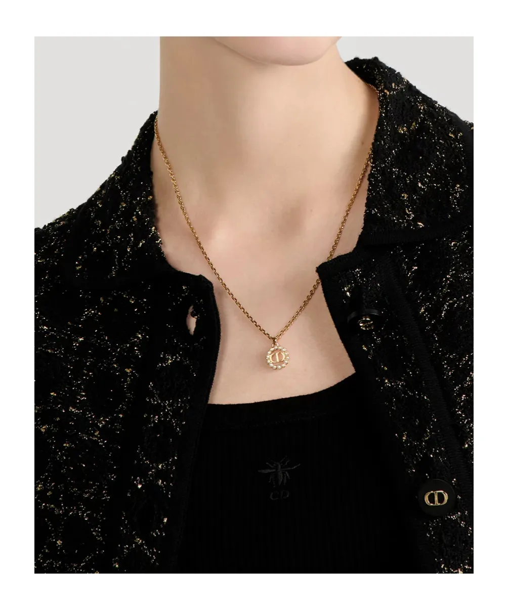 Petit Cd Circle Necklace