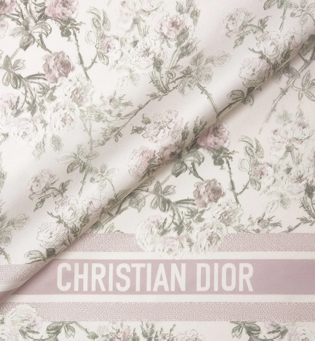 Rosier De Dior 90 Square Scarf