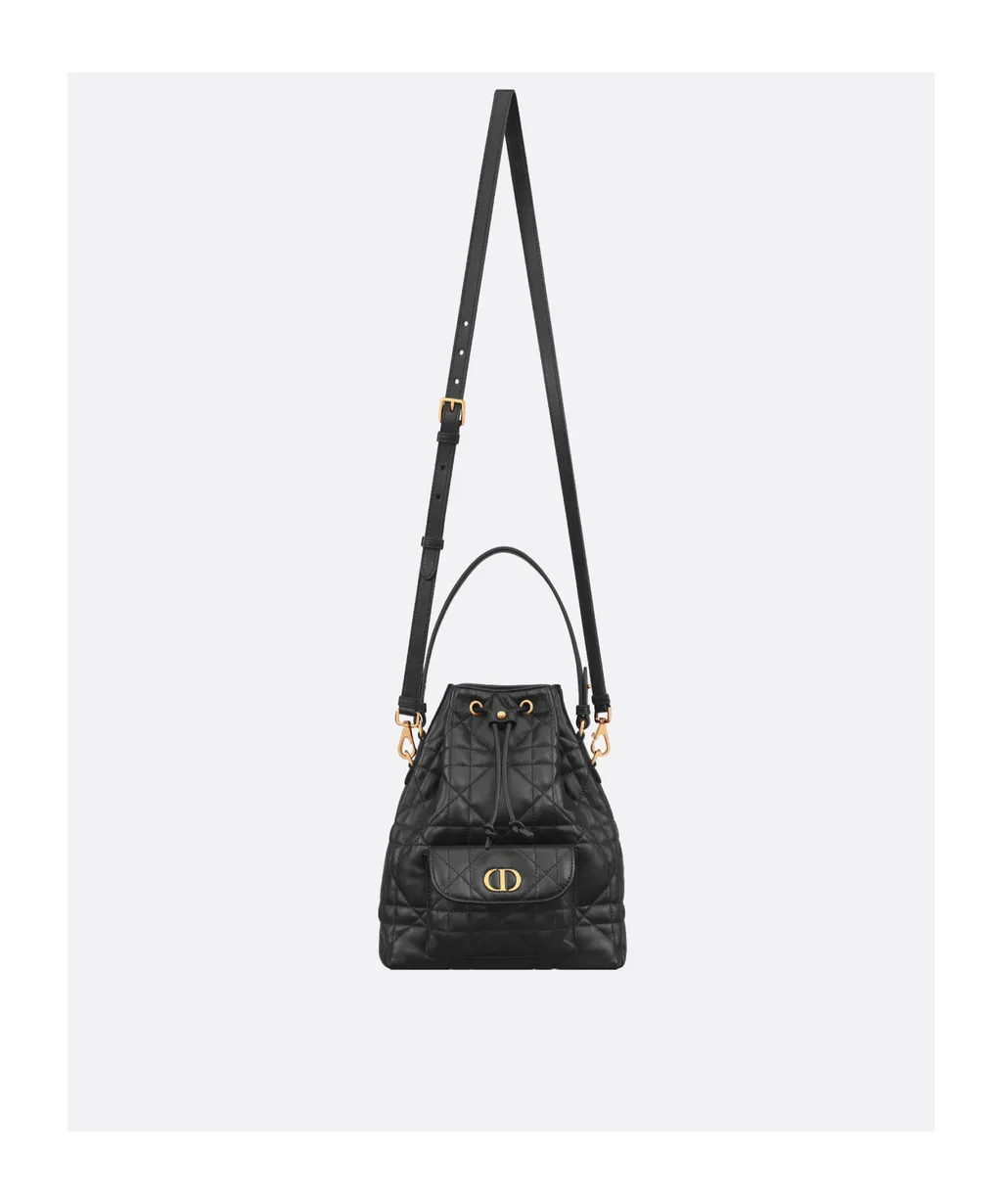 Small Dior Caro Bucket Bag