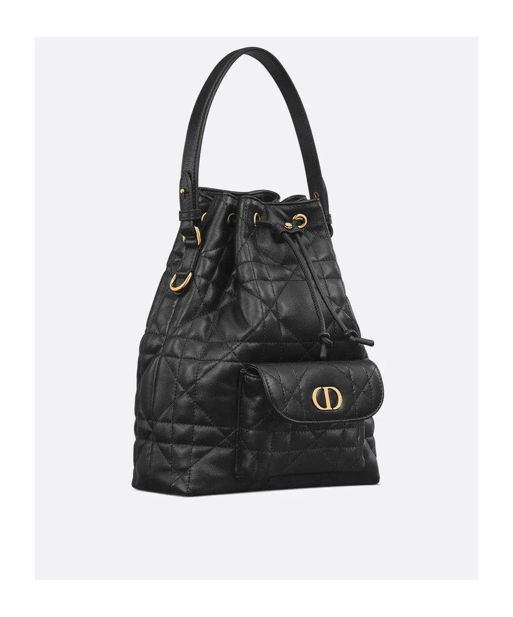 Small Dior Caro Bucket Bag
