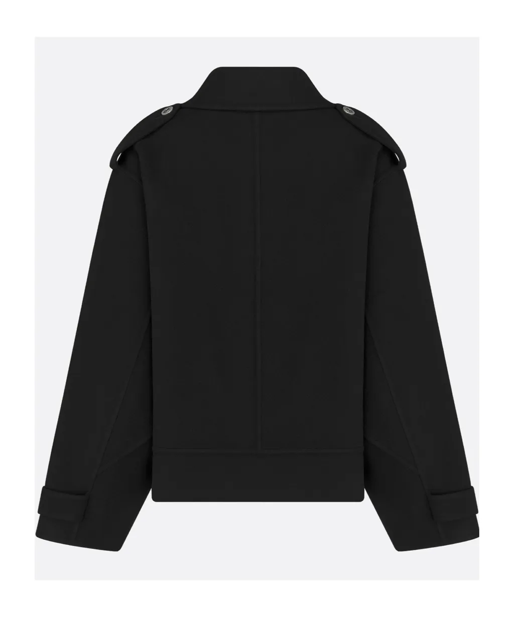 Oversized Double-Breasted Jacket